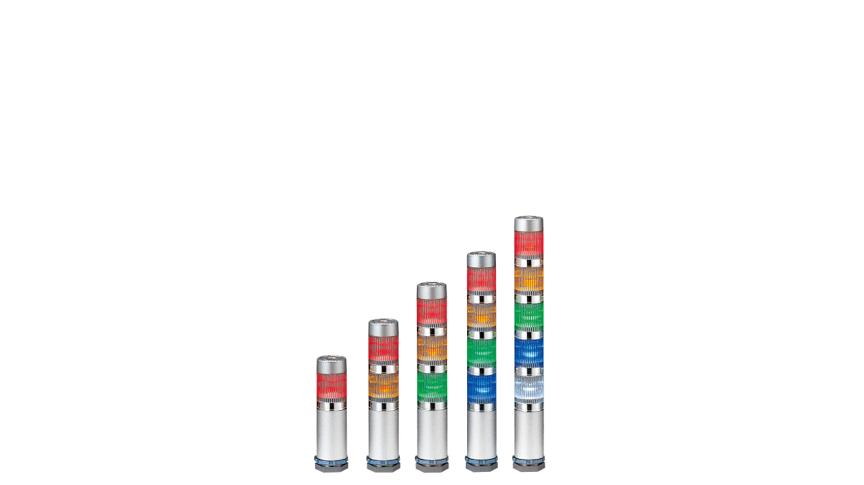 Φ25mm LED 슬림 점등형 시그널 타워 MES-A