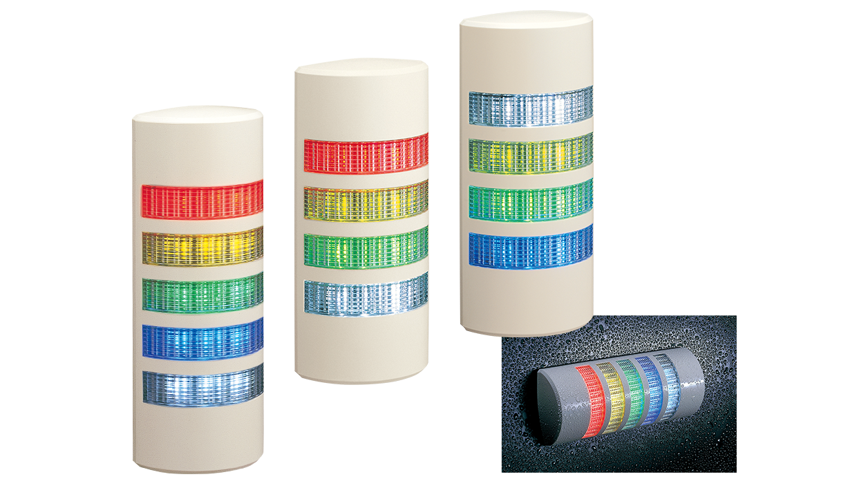 37.5mm 벽면 취부형 LED 시그널 타워 WEP