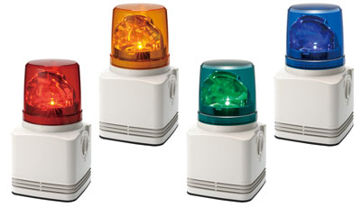 Φ100mm LED 회전등 일체형 MP3 음성 합성 경보기 RFV