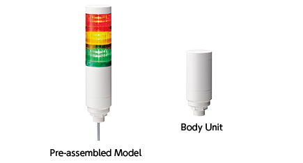 M12 커넥터가 있는 60mm LED 시그널타워 LR6-WC