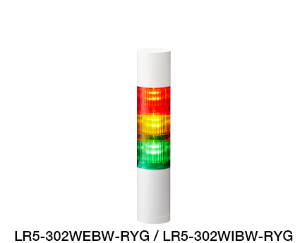LED 시그널 타워 Φ50mm(Ethernet, EtherNet/IP)  LR5-LAN 시리즈