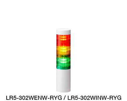 LED 시그널 타워 Φ50mm(Ethernet, EtherNet/IP)  LR5-LAN 시리즈