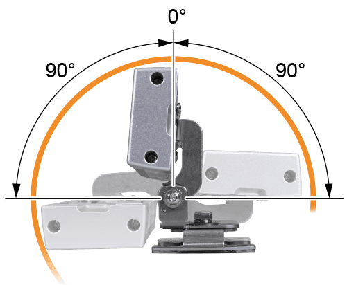 조절 각도: 180°